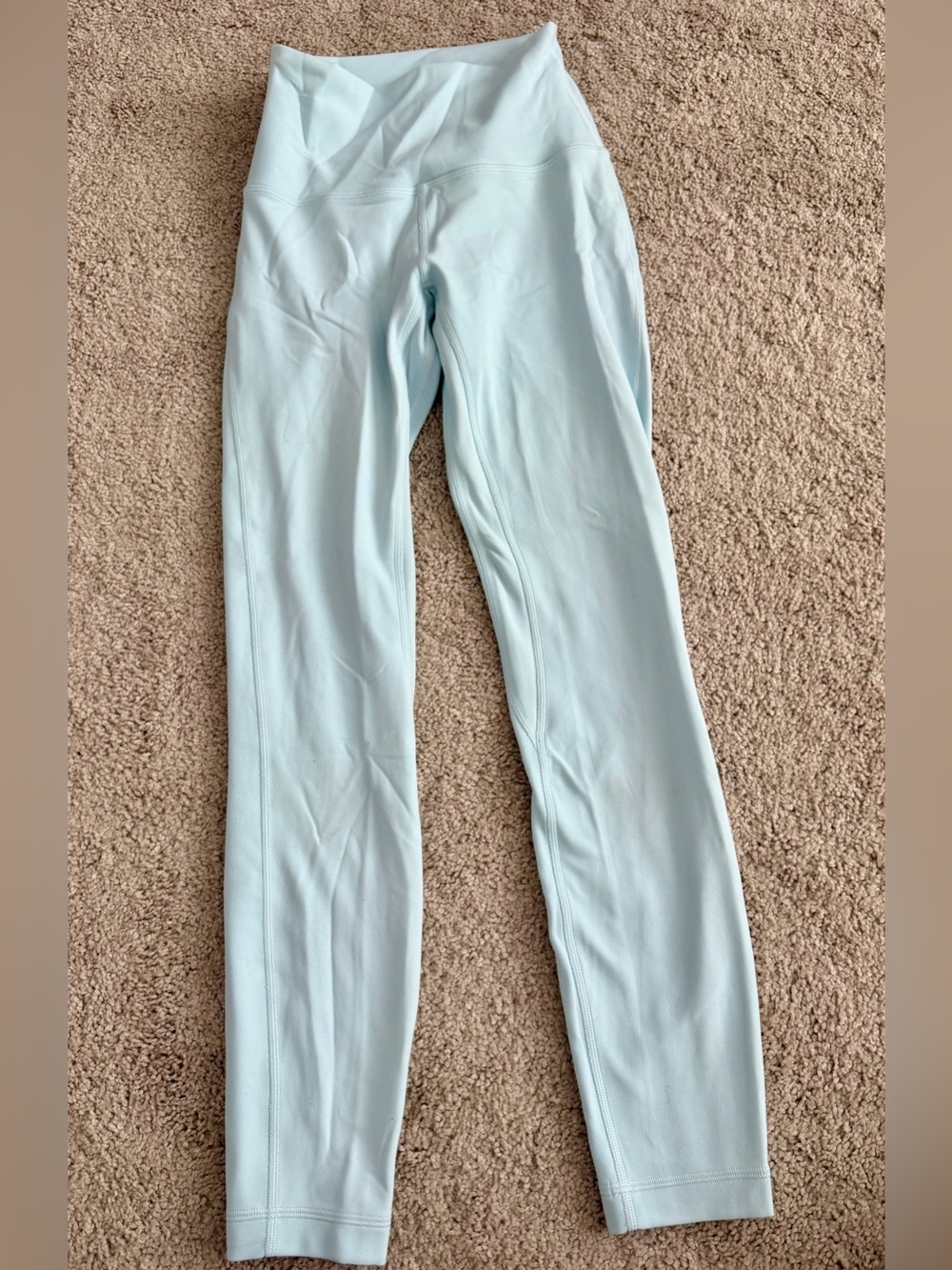 lululemon athletica Pale Blue High-Waist Leggings